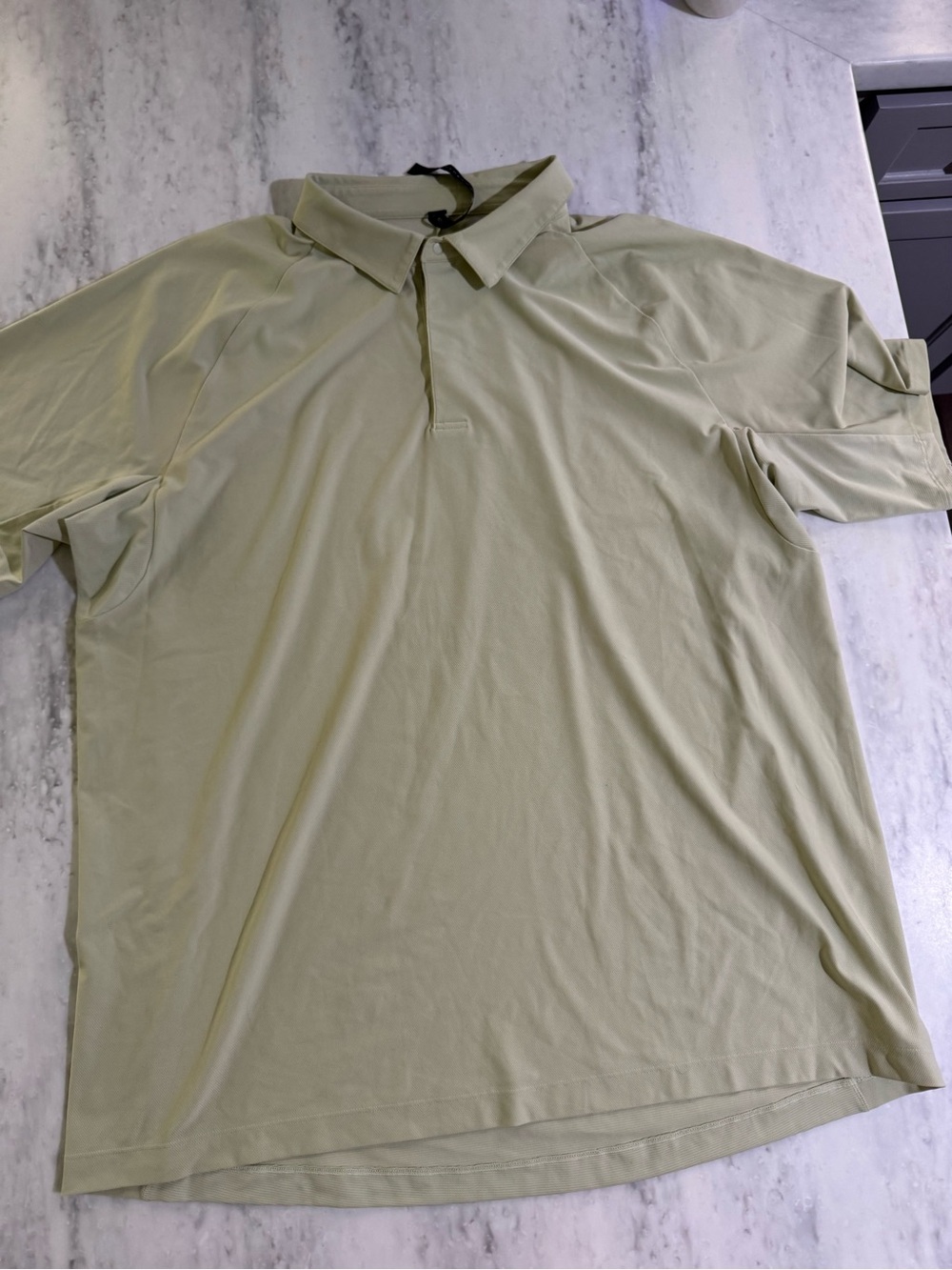SOLD lululemon athletica Light Green Men's Polo Shirt size XXL